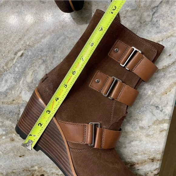 SOREL After Hours Suede Bootie with Buckles Women's 10.5 - Picture 10 of 13